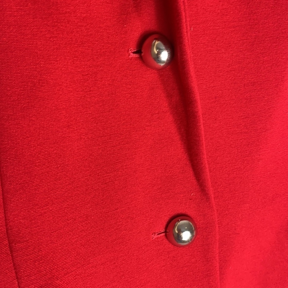 Les Copains red two button blazer - Picture 4 of 11